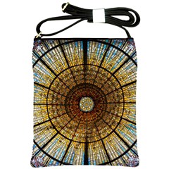 Barcelona Stained Glass Window Shoulder Sling Bag by Amaryn4rt