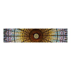 Barcelona Stained Glass Window Velvet Scrunchie by Amaryn4rt