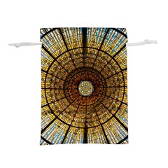 Barcelona Stained Glass Window Lightweight Drawstring Pouch (m) by Amaryn4rt