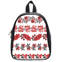 Vectors Ukraine Scheme Pattern Kit School Bag (small) by Amaryn4rt