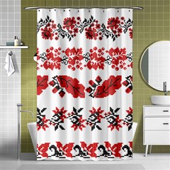 Vectors Ukraine Scheme Pattern Kit Shower Curtain 48  X 72  (small)  by Amaryn4rt