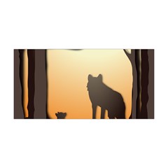 Vectors Painting Wolves Nature Forest Yoga Headband by Amaryn4rt