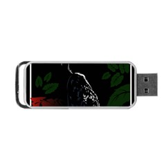 Nature Night Foliage Mountains Portable Usb Flash (one Side) by Amaryn4rt