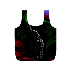 Nature Night Foliage Mountains Full Print Recycle Bag (s) by Amaryn4rt