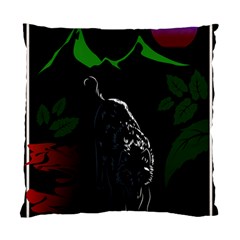 Nature Night Foliage Mountains Standard Cushion Case (one Side) by Amaryn4rt