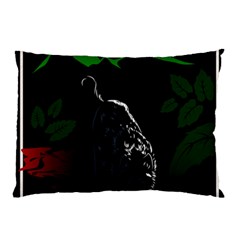 Nature Night Foliage Mountains Pillow Case by Amaryn4rt