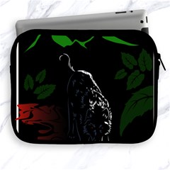 Nature Night Foliage Mountains Apple Ipad 2/3/4 Zipper Cases by Amaryn4rt