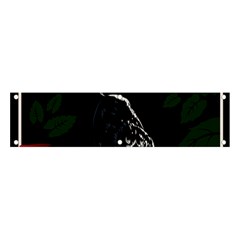 Nature Night Foliage Mountains Banner And Sign 4  X 1 