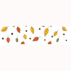 Autumn Isolated Blade Branch Large Bar Mats by Amaryn4rt