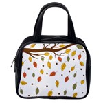 Autumn Isolated Blade Branch Classic Handbag (One Side) Front