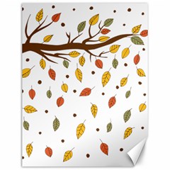 Autumn Isolated Blade Branch Canvas 12  X 16  by Amaryn4rt