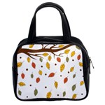 Autumn Isolated Blade Branch Classic Handbag (Two Sides) Front