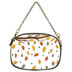 Autumn Isolated Blade Branch Chain Purse (one Side) by Amaryn4rt