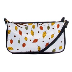 Autumn Isolated Blade Branch Shoulder Clutch Bag by Amaryn4rt