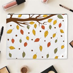 Autumn Isolated Blade Branch Cosmetic Bag (xl) by Amaryn4rt