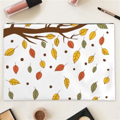 Autumn Isolated Blade Branch Cosmetic Bag (xxl) by Amaryn4rt