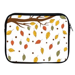 Autumn Isolated Blade Branch Apple Ipad 2/3/4 Zipper Cases by Amaryn4rt