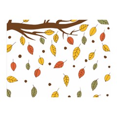 Autumn Isolated Blade Branch Double Sided Flano Blanket (mini)  by Amaryn4rt