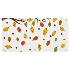 Autumn Isolated Blade Branch Banner And Sign 4  X 2  by Amaryn4rt