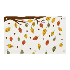 Autumn Isolated Blade Branch Banner And Sign 5  X 3  by Amaryn4rt