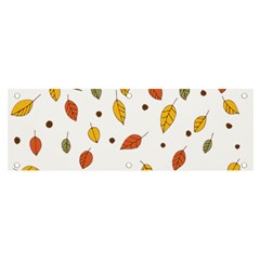 Autumn Isolated Blade Branch Banner And Sign 6  X 2 