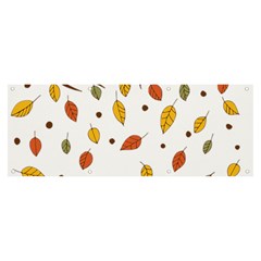 Autumn Isolated Blade Branch Banner And Sign 8  X 3  by Amaryn4rt