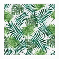 Leaves Background Wallpaper Pattern Medium Glasses Cloth (2 Sides)