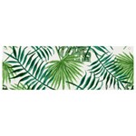 Leaves Background Wallpaper Pattern Banner and Sign 9  x 3  Front