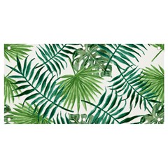 Leaves Background Wallpaper Pattern Banner And Sign 4  X 2 