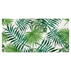 Leaves Background Wallpaper Pattern Banner And Sign 6  X 3 