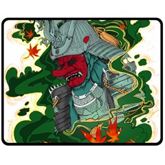 Armor Japan Maple Leaves Samurai Fleece Blanket (medium) 