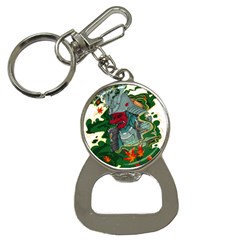 Armor Japan Maple Leaves Samurai Bottle Opener Key Chain by Amaryn4rt