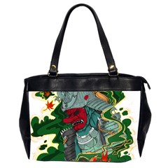 Armor Japan Maple Leaves Samurai Oversize Office Handbag (2 Sides) by Amaryn4rt