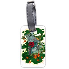 Armor Japan Maple Leaves Samurai Luggage Tag (two Sides) by Amaryn4rt