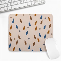 Raindrops Water Drops Pattern Large Mousepads by Amaryn4rt