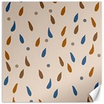 Raindrops Water Drops Pattern Canvas 12  x 12  11.4 x11.56  Canvas - 1