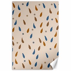 Raindrops Water Drops Pattern Canvas 20  X 30  by Amaryn4rt