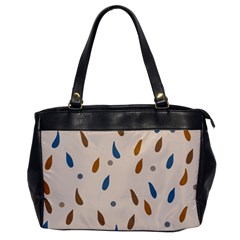 Raindrops Water Drops Pattern Oversize Office Handbag by Amaryn4rt