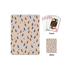 Raindrops Water Drops Pattern Playing Cards Single Design (mini)