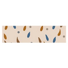 Raindrops Water Drops Pattern Oblong Satin Scarf (16  X 60 ) by Amaryn4rt