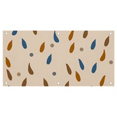 Raindrops Water Drops Pattern Banner And Sign 4  X 2 