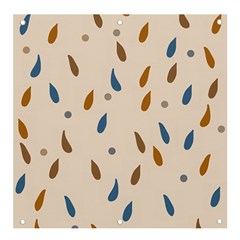 Raindrops Water Drops Pattern Banner And Sign 4  X 4 