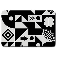 Abstract Art Artistic Artwork Large Doormat 