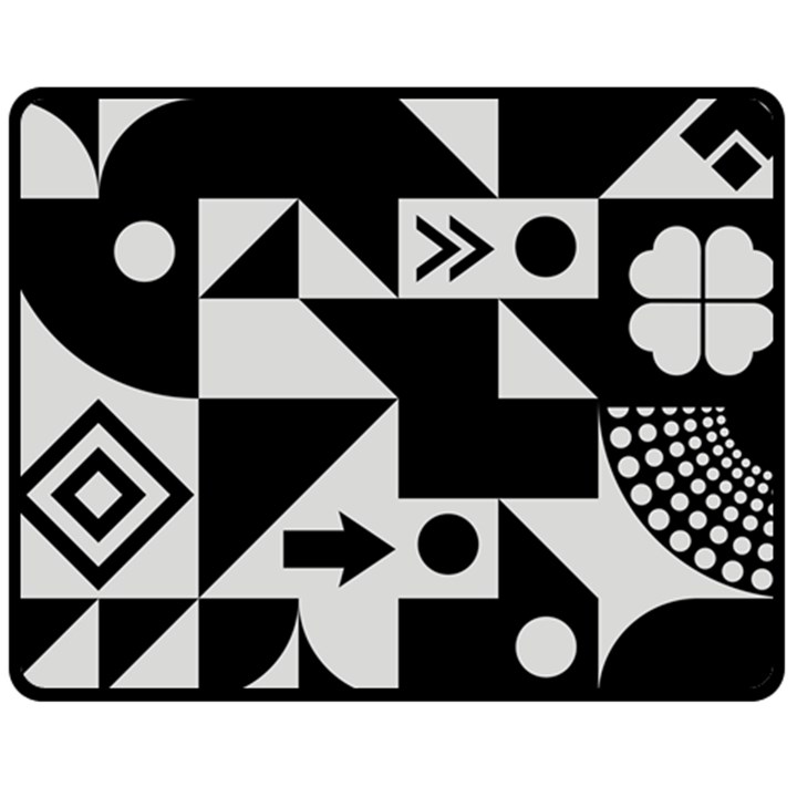 Abstract Art Artistic Artwork Fleece Blanket (Medium) 