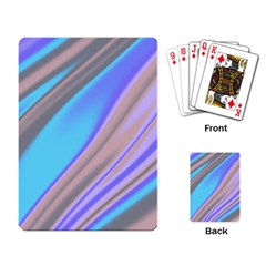 Wave Abstract Texture Design Playing Cards Single Design (rectangle) by Amaryn4rt