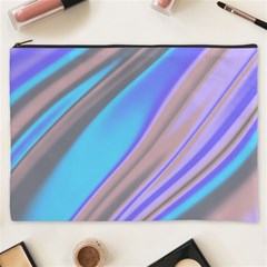 Wave Abstract Texture Design Cosmetic Bag (xxxl) by Amaryn4rt