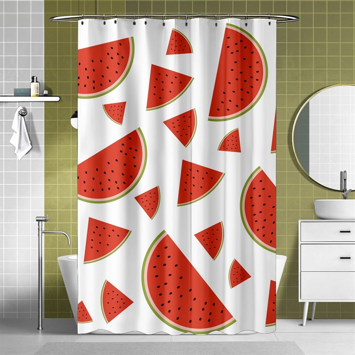 Watermelons Fruits Tropical Fruits Shower Curtain 48  x 72  (Small) 