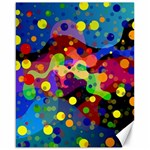 Blobs Dots Abstract Art Waves Canvas 16  x 20  15.75 x19.29  Canvas - 1