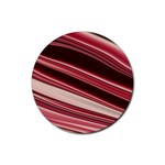 Wave Texture Design Pattern Art Rubber Coaster (Round) Front