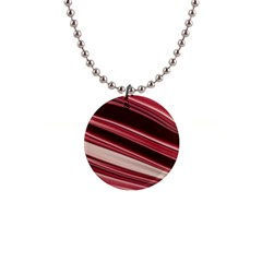 Wave Texture Design Pattern Art 1  Button Necklace